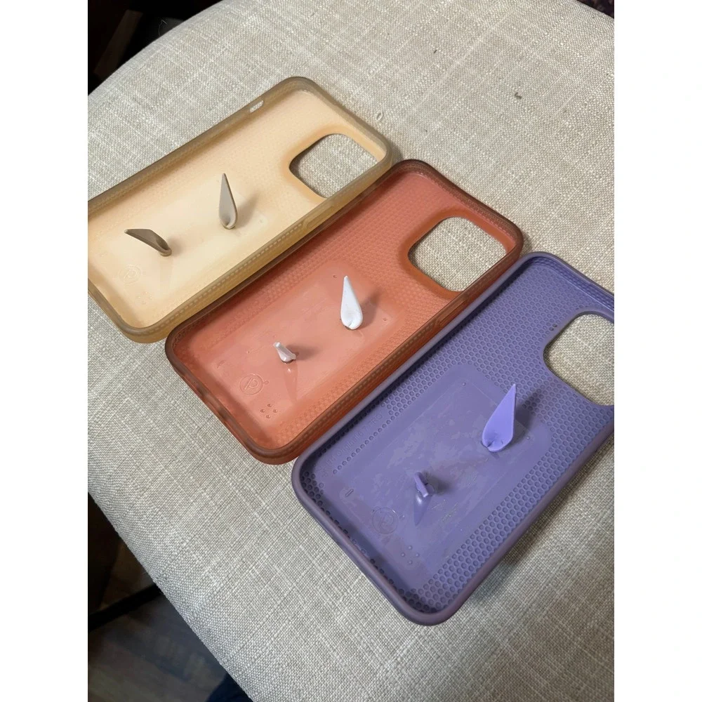 Loopy iPhone 14 Pro Max Phone Case Lot‎ of 3 Floral Checkered Purple Grip Case